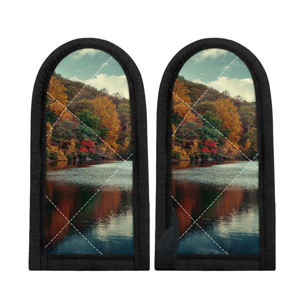 Autumn Lake Print Skillet Handle Cover