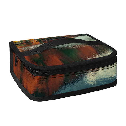 Autumn Lake Print Small Lunch Bag