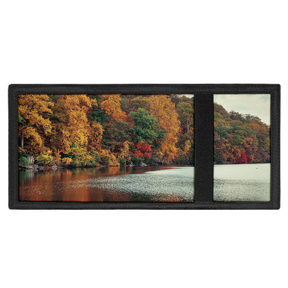 Autumn Lake Print Trifold Wallet