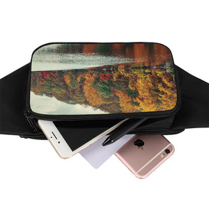 Autumn Lake Print Waist Bag