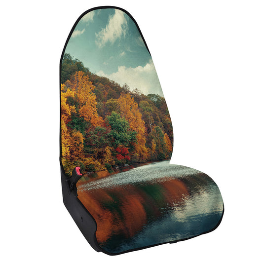 Autumn Lake Print Waterproof Car Seat Cover