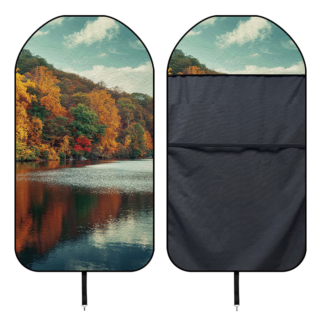 Autumn Lake Print Waterproof Car Seat Cover