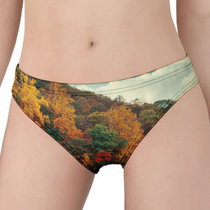 Autumn Lake Print Women's Panties