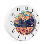 Autumn Leaves Print Alarm Clock