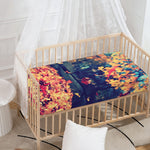 Autumn Leaves Print Baby Crib Sheet