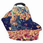 Autumn Leaves Print Baby Seat Cover
