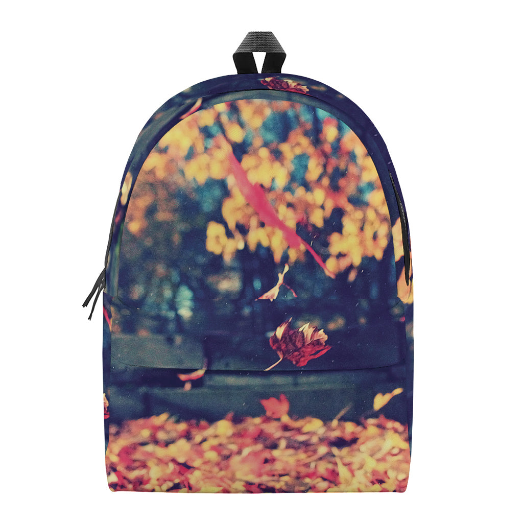 Autumn Leaves Print Backpack