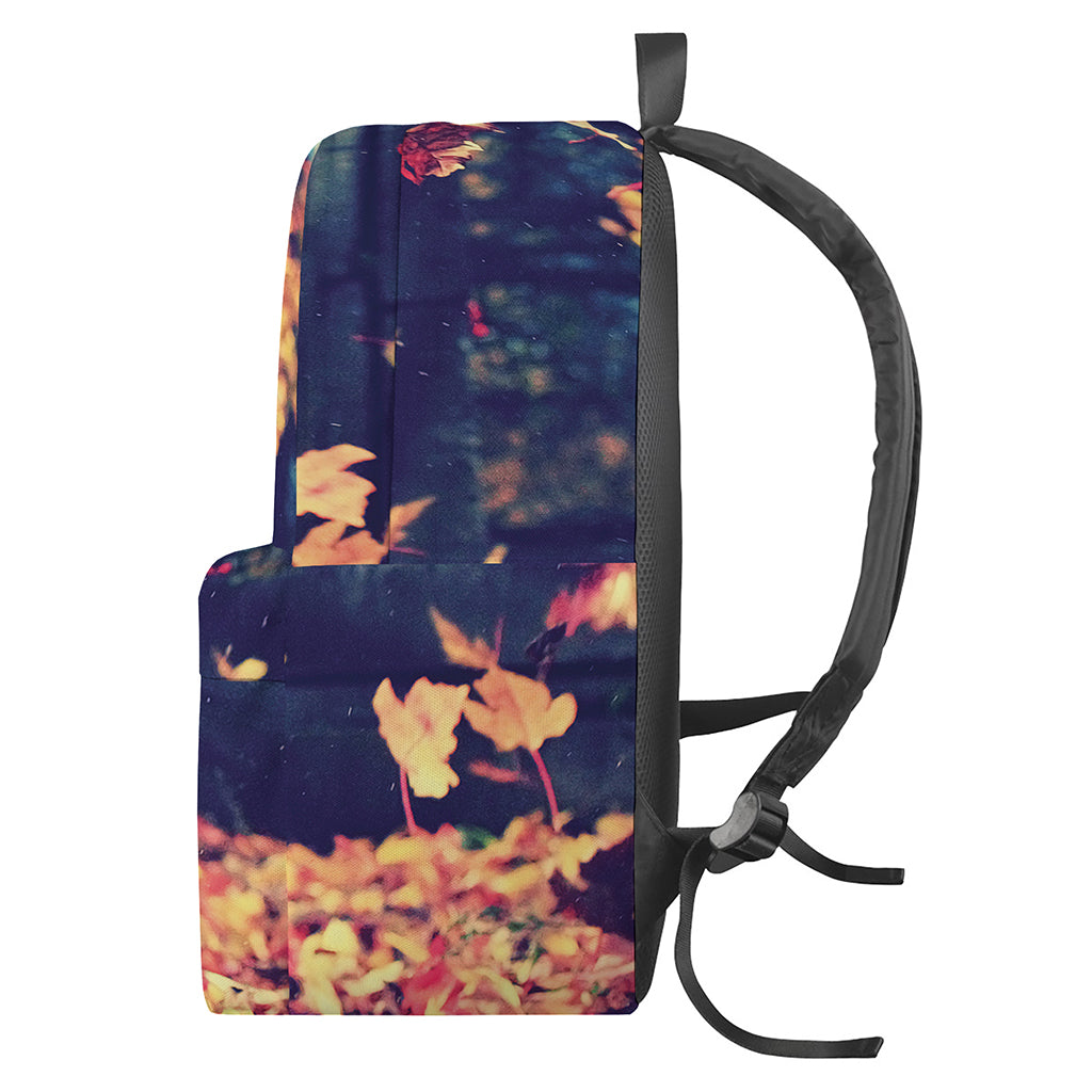 Autumn Leaves Print Backpack