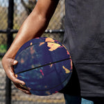 Autumn Leaves Print Basketball