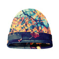 Autumn Leaves Print Beanie