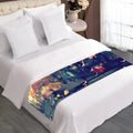 Autumn Leaves Print Bed Runner