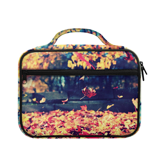 Autumn Leaves Print Briefcase Bible Bag