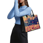 Autumn Leaves Print Canvas Tote Bag