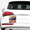 Autumn Leaves Print Car Sticker