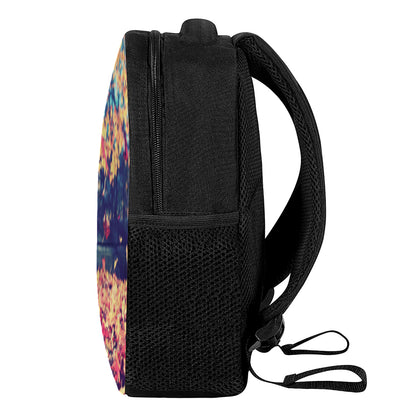 Autumn Leaves Print Casual Backpack