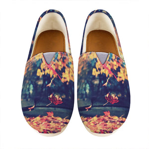 Autumn Leaves Print Casual Shoes