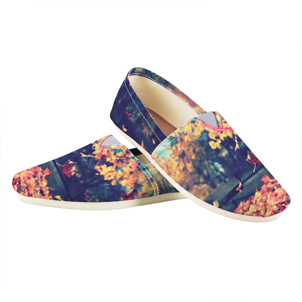 Autumn Leaves Print Casual Shoes