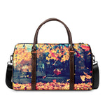Autumn Leaves Print Duffle Bag