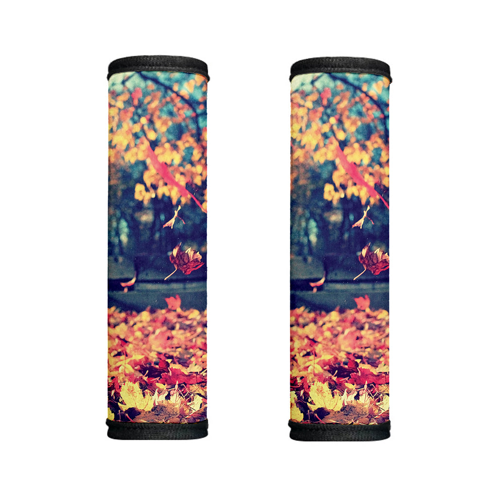 Autumn Leaves Print Handle Covers