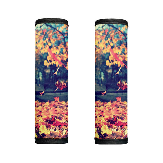 Autumn Leaves Print Handle Covers