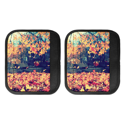 Autumn Leaves Print Handle Covers