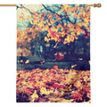 Autumn Leaves Print House Flag