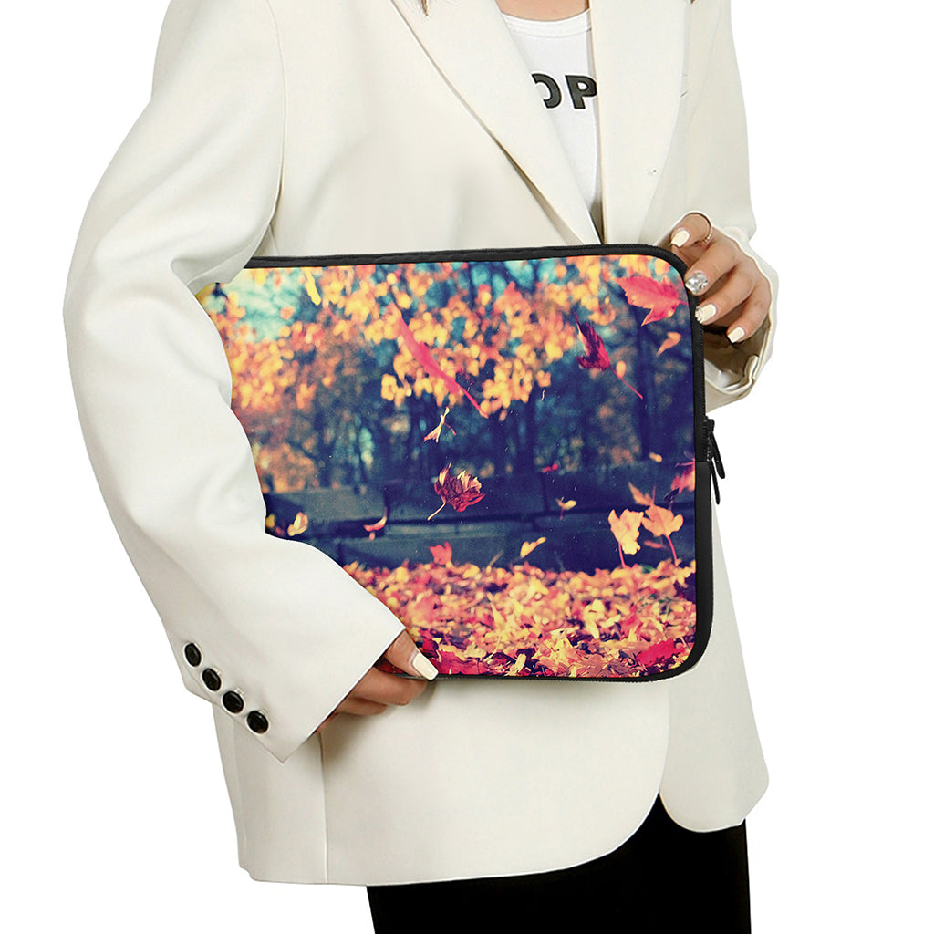 Autumn Leaves Print Laptop Sleeve