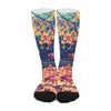 Autumn Leaves Print Long Socks