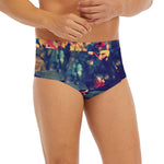 Autumn Leaves Print Men's Briefs