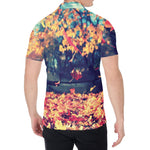 Autumn Leaves Print Men's Shirt