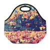 Autumn Leaves Print Neoprene Lunch Bag