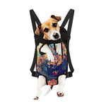 Autumn Leaves Print Pet Carrier Backpack