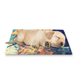 Autumn Leaves Print Pet Cooling Mat Cover