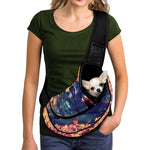 Autumn Leaves Print Pet Sling Carrier