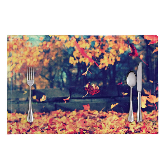 Autumn Leaves Print Placemat