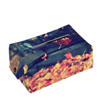 Autumn Leaves Print Rectangle Tissue Box Cover