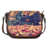 Autumn Leaves Print Saddle Bag