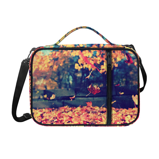 Autumn Leaves Print Shoulder Strap Bible Bag