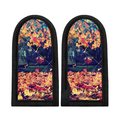 Autumn Leaves Print Skillet Handle Cover