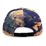 Autumn Leaves Print Snapback Cap