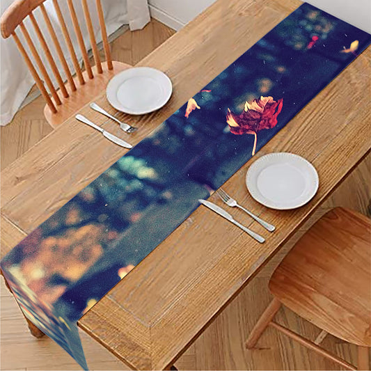 Autumn Leaves Print Table Runner