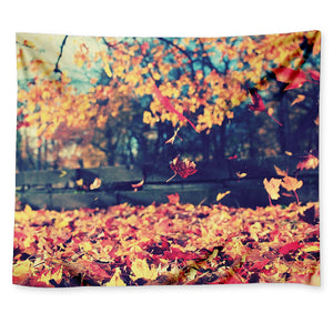 Autumn Leaves Print Tapestry