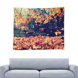 Autumn Leaves Print Tapestry