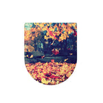 Autumn Leaves Print Toilet Lid Cover
