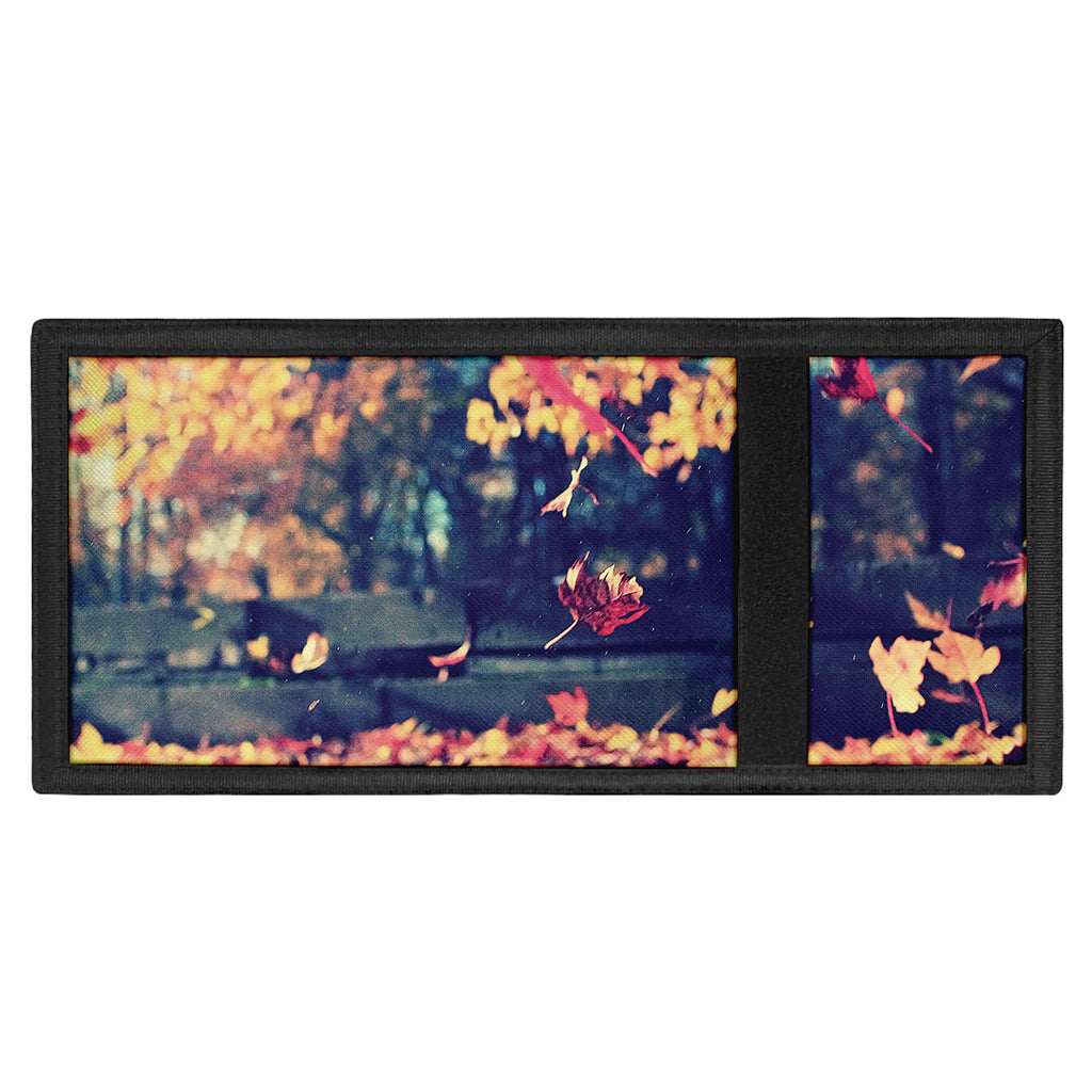Autumn Leaves Print Trifold Wallet