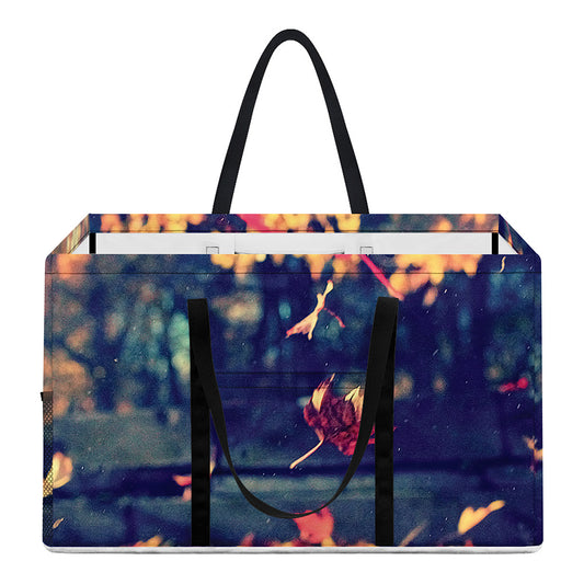 Autumn Leaves Print Utility Tote Bag
