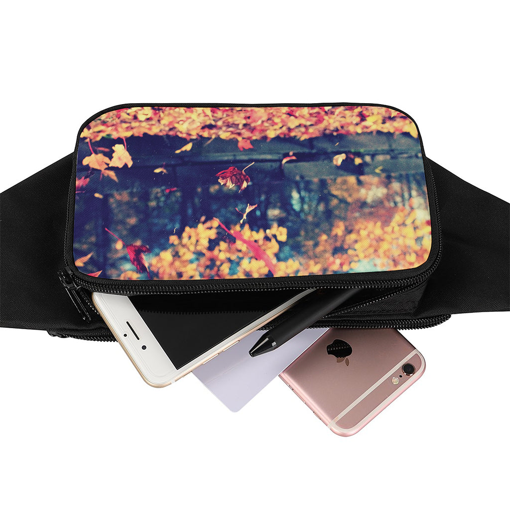 Autumn Leaves Print Waist Bag