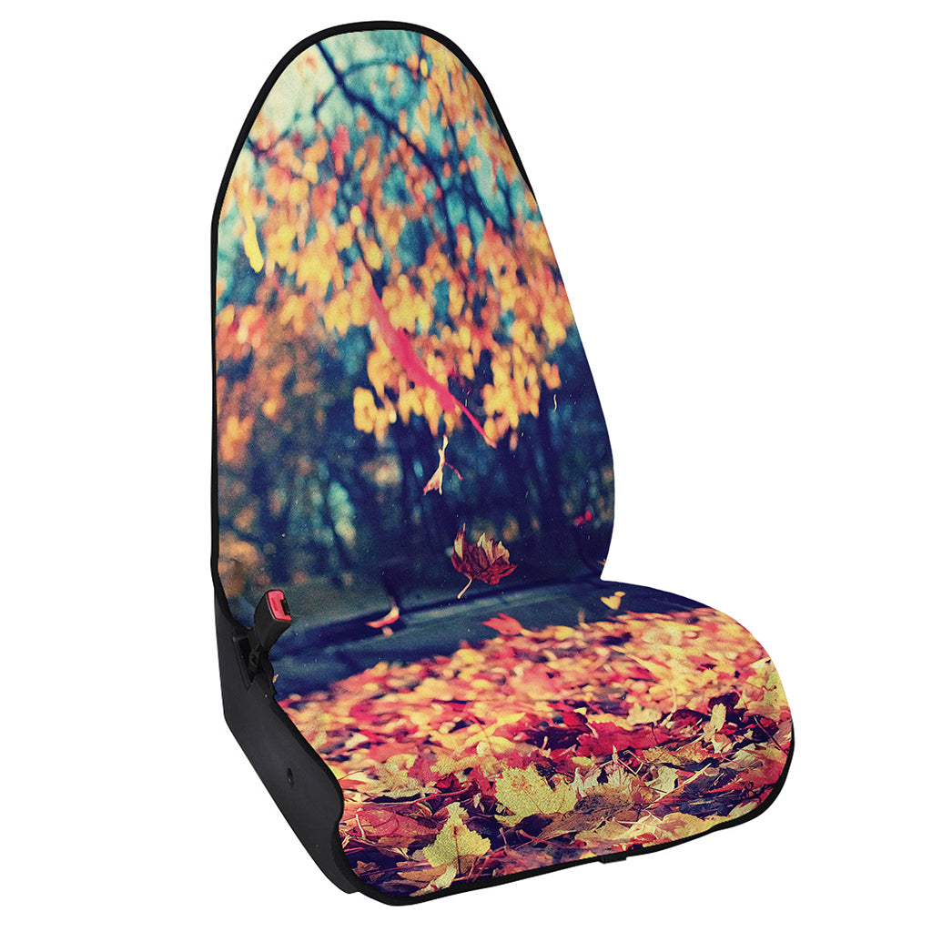 Autumn Leaves Print Waterproof Car Seat Cover
