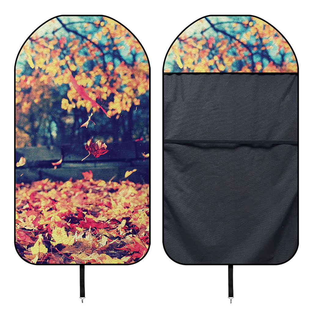 Autumn Leaves Print Waterproof Car Seat Cover