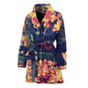 Autumn Leaves Print Women's Bathrobe